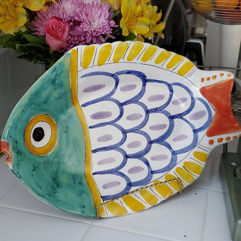 DeSimone ceramic Fish Plater - Picture 9 of 9